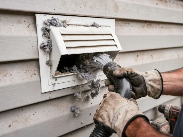 Professional dryer vent cleaning by Long Beach Dryer Vent Cleaning in Long Beach