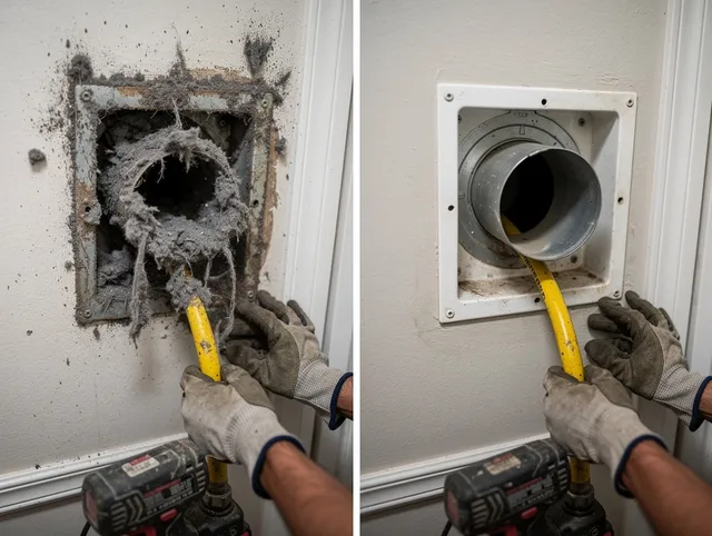 Expert gas dryer vent cleaning by Long Beach Dryer Vent Cleaning in Long Beach